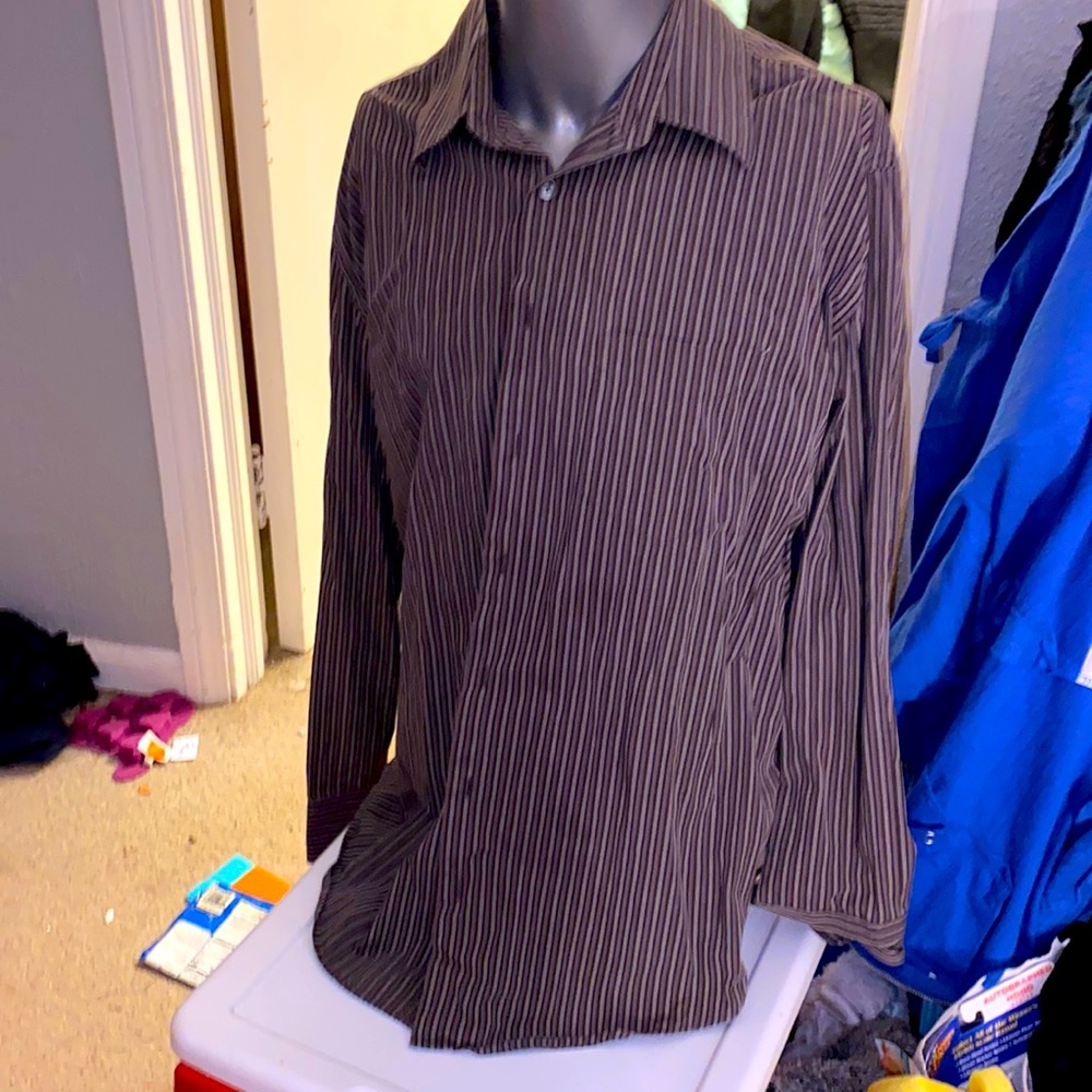 Merona Mens Button Down Long Sleeve XL 17-17-1/2.